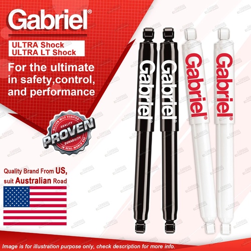 Gabriel Front + Rear Ultra Shock Absorbers for Nissan Urvan E20 Van 74-78