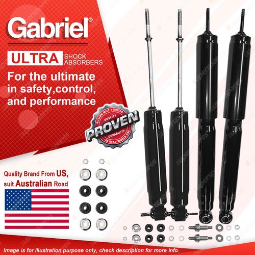 Gabriel Front + Rear Ultra Shock Absorbers for Ford Torino Thunderbird 67-79