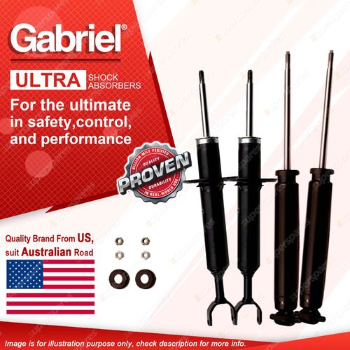 Gabriel Front Rear Ultra Shock Absorbers for Audi A6 Series C5 4B 97-04