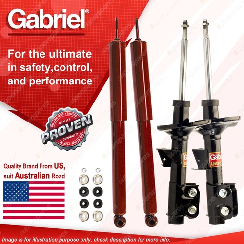 Gabriel Front Rear Shock Absorbers for Toyota Lexcen VR VS with std susp