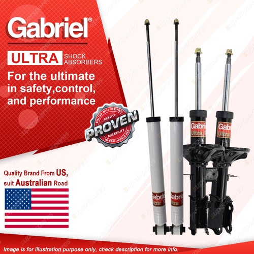Gabriel Front + Rear Ultra Shock Absorbers for Hyundai Getz TB Hatchback