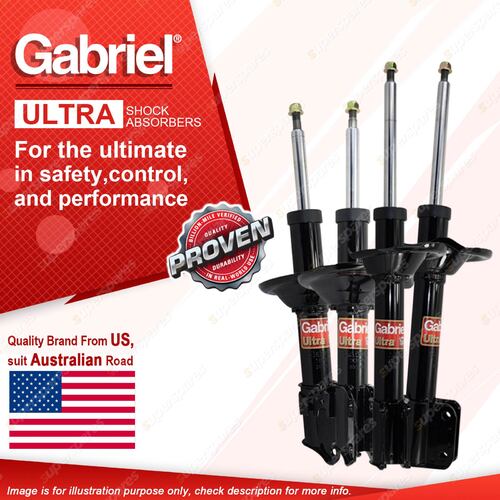 Gabriel Front + Rear Ultra Strut Shocks for Subaru Forester SG9 Wagon AWD