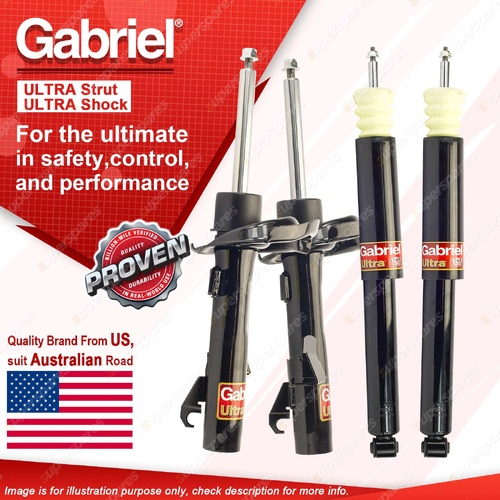 Gabriel Front + Rear Ultra Shock Absorbers for Ford Focus LS LT LV 05-11