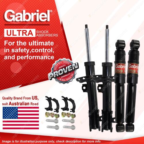 Gabriel Front + Rear Ultra Shock Absorbers for Holden GMH Astra AH 04-10