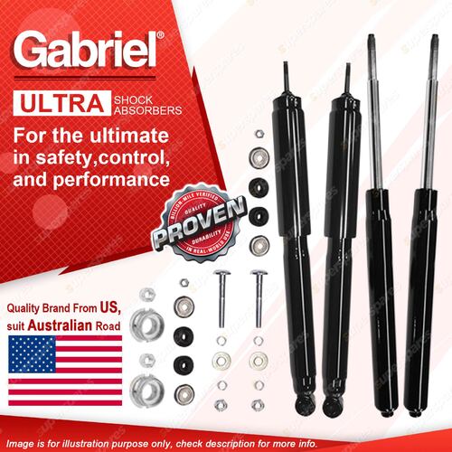 Gabriel Front + Rear Ultra Shock Absorbers for Ford Mustang SVO Turbo Hatch