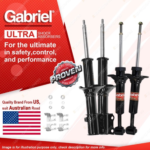 Gabriel Front + Rear Ultra Shocks for Mazda 121 Metro DB Sedan DW Wagon 90-02