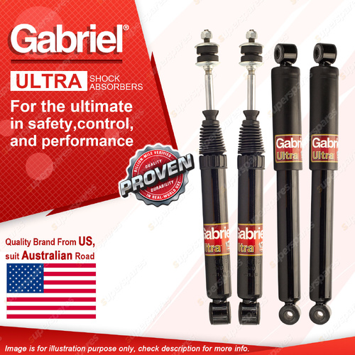Gabriel Front + Rear Ultra Shock Absorbers for Suzuki Jimny SN413 10/1998 - 2011