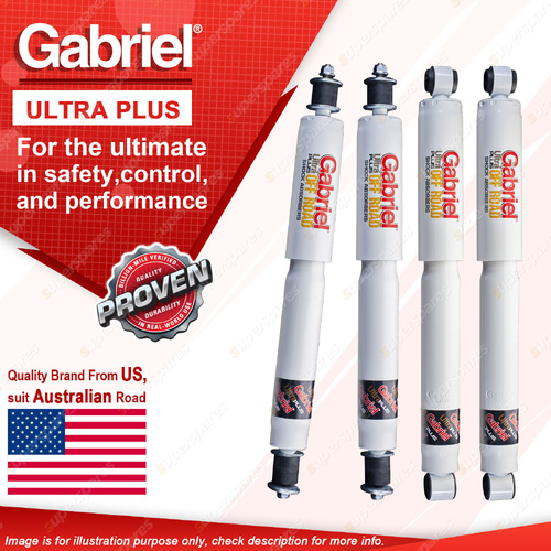 Gabriel Front + Rear Ultra Plus Shock Absorbers for Ford Maverick DA Wagon Ute