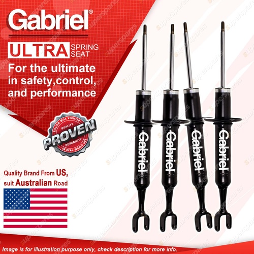 Gabriel Front Rear Ultra Spring Seat Shock Absorbers for Peugeot 407 Coupe 06-11