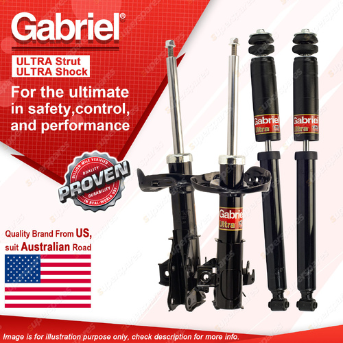 Gabriel Front + Rear Ultra Shock Absorbers for Honda Civic FK2 1.8L Hatch 06-12
