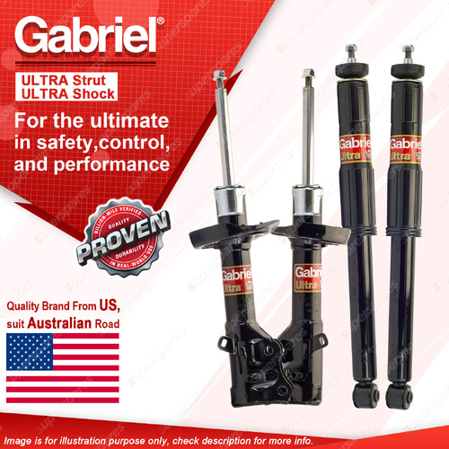 Gabriel Front + Rear Ultra Shock Absorbers for Honda Civic FB2 1.8L Sedan 12-16