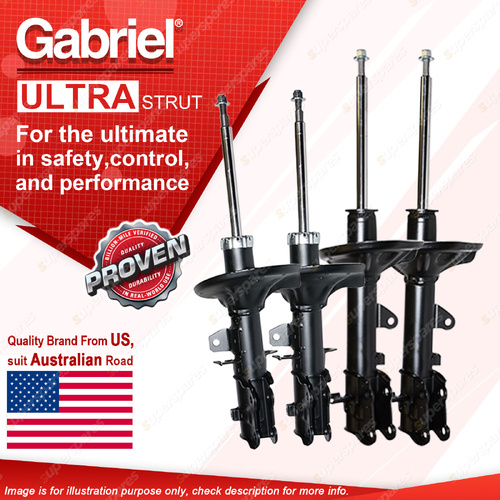 Gabriel Front + Rear Ultra Strut Shock Absorbers for Kia Cerato LD 2004-2009