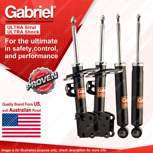 Gabriel Front + Rear Ultra Shock Absorbers for Ford Mustang FM FN 08/14-On