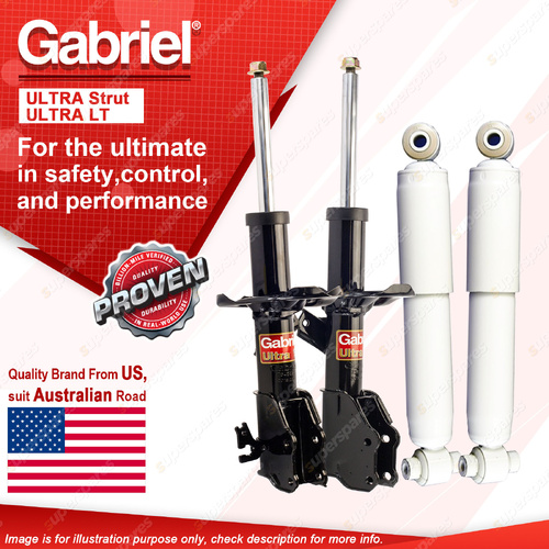 Gabriel Front + Rear Ultra Shock Absorbers for Mazda MPV LW 2.5 3.0L Wagon 99-06