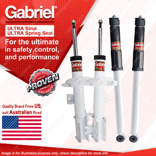 Gabriel Front + Rear Ultra Shocks for Suzuki SX4 RW420 YA41S YC41S YA51S YC51S