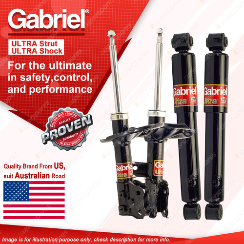 Gabriel Front Rear Ultra Shock Absorbers for Kia Cerato TD 2.0L Hatchback 09-13