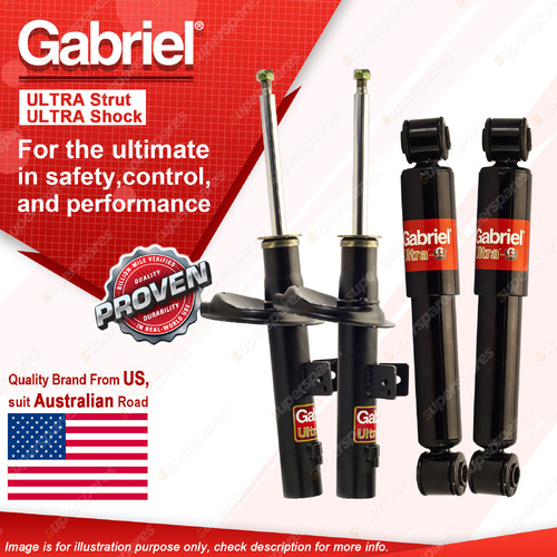 Gabriel Front + Rear Ultra Shock Absorbers for Peugeot 306 N3 N5 1994-2001