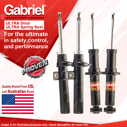 Gabriel Front + Rear Ultra Shock Absorbers for BMW X3 F25 SUV 3/11-11/17