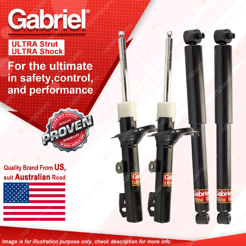 Gabriel Front + Rear Ultra Shock Absorbers for Ford Transit VM Bus RWD 06-14