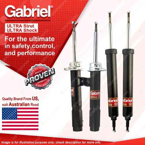 Gabriel Front + Rear Ultra Shock Absorbers for BMW X1 E84 sDrive SUV 4/10-9/15