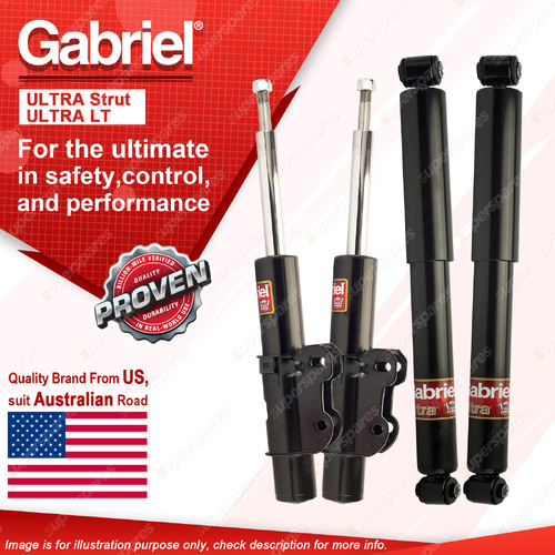 Gabriel Front + Rear Ultra Shock Absorbers for Volkswagen Crafter 35 2E 2F 12-18