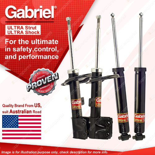 Gabriel Front + Rear Ultra Shock Absorbers for Peugeot 307 T5 T6 Hatchback 01-08