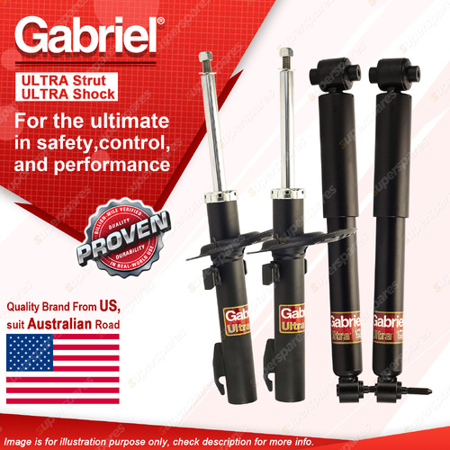Gabriel Front + Rear Ultra Shock Absorbers for Renault Scenic J84 Wagon 03-09