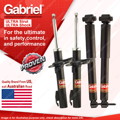 Gabriel Front Rear Ultra Shock Absorber for Renault Megane X84 Convertible 06-10