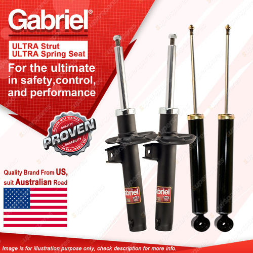 Gabriel Front + Rear Ultra Shock Absorbers for Volkswagen Golf 1K 2004-2014
