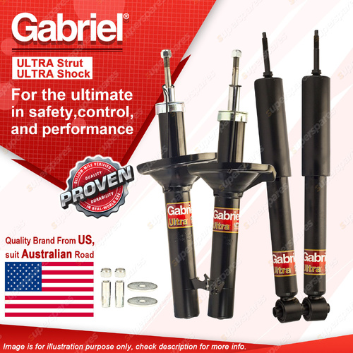 Gabriel Front + Rear Ultra Shock Absorbers for Honda Hrv GH SUV 4WD 9/98-7/02