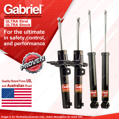 Gabriel Front + Rear Ultra Shock Absorbers for Volkswagen Golf Type VII AU FWD