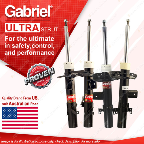 Gabriel Front + Rear Ultra Strut Shocks for Land Rover Freelander 2 FA 6/07-9/15