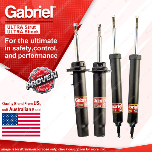 Gabriel Front + Rear Ultra Shock Absorbers for BMW X1 E84 X Drive SUV 4/10-9/15