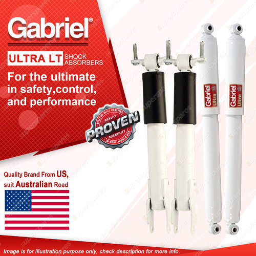 Gabriel Front + Rear Ultra LT Shock Absorbers for Chevrolet Silverado 2500 11-on