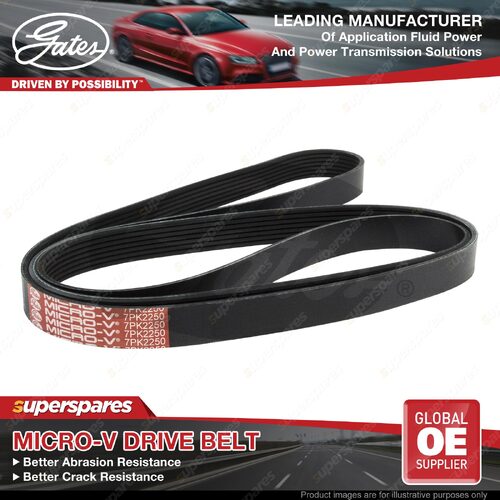Gates Accessory Drive Belt for Land Rover Discovery 3.9 V8 4x4 93-98