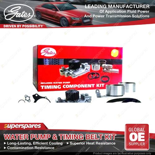 Gates Water Pump & Timing Belt Kit for Nissan Patrol GQ GU GR Y60 Y61 Safari Y61