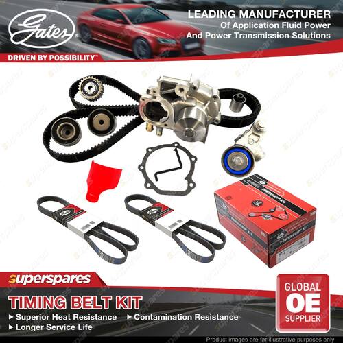 Gates Timing Belt Kit for Honda Accord CG1 CK1 3.0L 147KW 2997CC Petrol Vtec