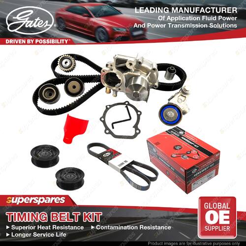 Gates Timing Belt Kit for Toyota Land Cruiser Prado KDJ150 3.0L 2982CC 1KDFTV