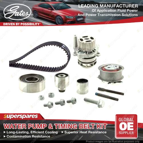 Gates Water Pump & Timing Belt Kit for Seat Altea 5P1 XL Leon 1P1