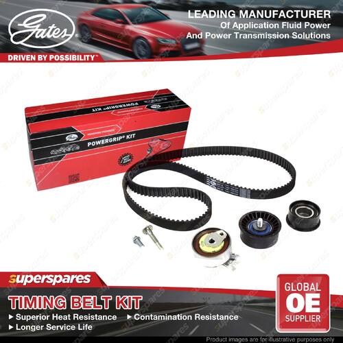 Gates Camshaft PowerGrip Timing Belt Kit for Holden Barina SB X16XE 1.6L 78kW