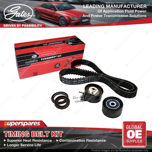 Gates Camshaft PowerGrip Timing Belt Kit for Volvo C30 533 V50 545 D4164T 1.6L