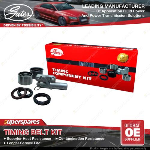 Gates Cam + Bal PowerGrip Timing Belt Kit for Mitsubishi Airtrek CU2W 2.0L 177KW