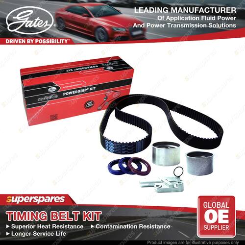 Gates Cam Timing Belt Kit for Mitsubishi Pajero NH NJ NK NL 380 DB Verada Magna