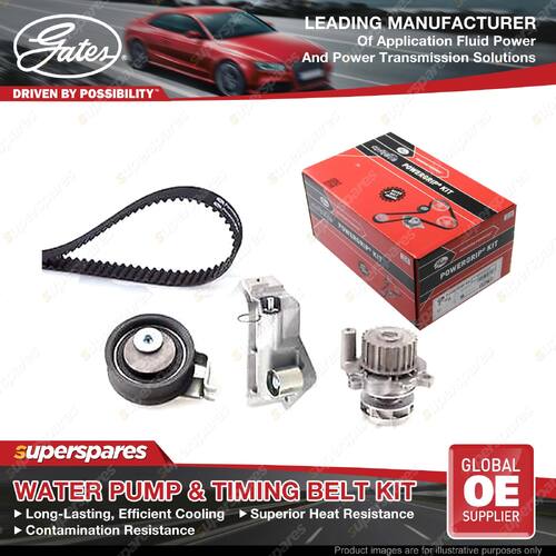Gates Water Pump & Timing Belt Kit for Skoda Octavia 1U2 1U5 AGU ARX 1.8L