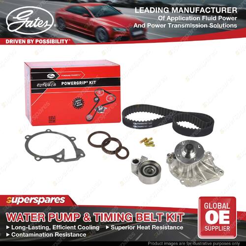 Gates Water Pump & Timing Belt Kit for Toyota Prado KDJ120 KDJ125 KDJ150 Hiace