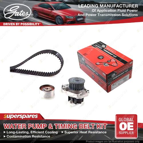Gates Water Pump & Timing Belt Kit for Ford KA JDU FP4 1.2L 51KW 2008-On