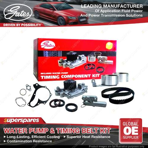 Gates Water Pump & Timing Belt Kit for Citroen AX ZA H1A H1B Berlingo Saxo