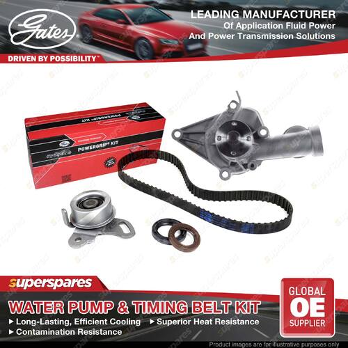 Gates Water Pump & Timing Belt Kit for Hyundai Excel X-1 1.5L 1986-1989