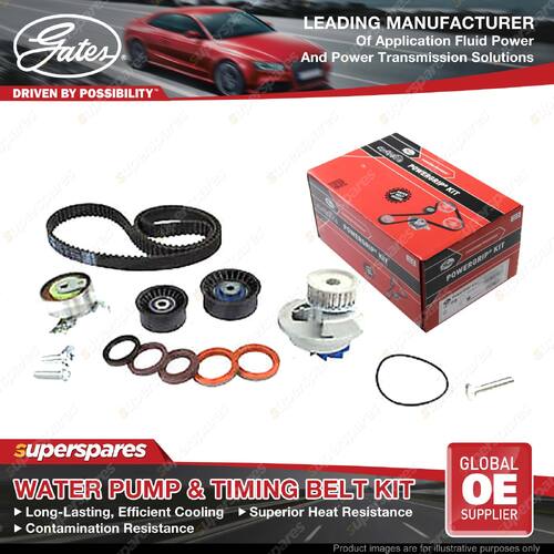 Gates Camshaft Water Pump & Timing Belt Kit for Opel Vita F68 1.4L 66kW 00-03