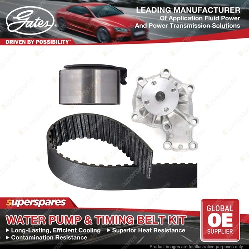 Gates Timing Belt Kit + Water Pump for Ford Courier PD PE PG PH 2.5L 64KW 86KW